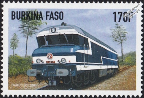 Timbro treno locomotiva