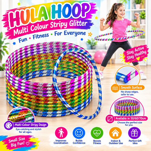 Hula hoop multicolore - hoop, strisce