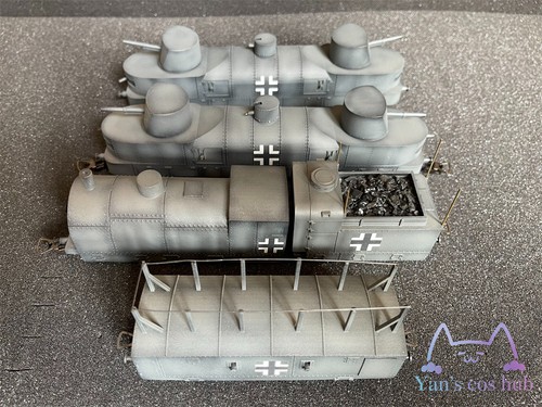 Set modellini treno corazzato